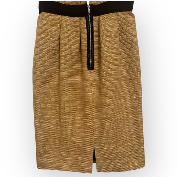 DOLCE & GABBANA Vintage Gold Metallic Dress, Size 44 IT (8 US) - Picture 13 of 16